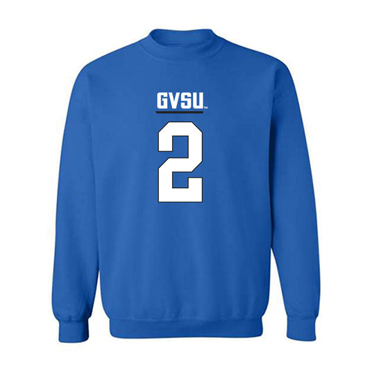 Grand Valley - NCAA Football : Tariq Reid - Royal Replica Sweatshirt