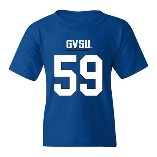 Grand Valley - NCAA Football : Tre Vonte Buckley - Royal Replica Youth T-Shirt