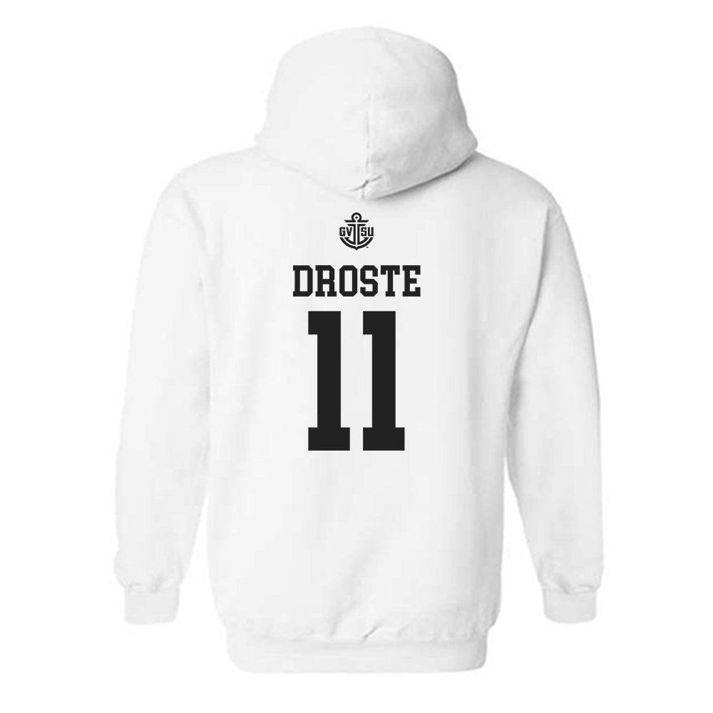 Grand Valley - NCAA Women's Basketball : Ellie Droste - Hooded Sweatshirt Replica Shersey