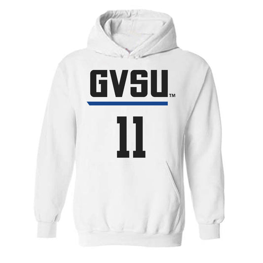 Grand Valley - NCAA Women's Basketball : Ellie Droste - Hooded Sweatshirt Replica Shersey