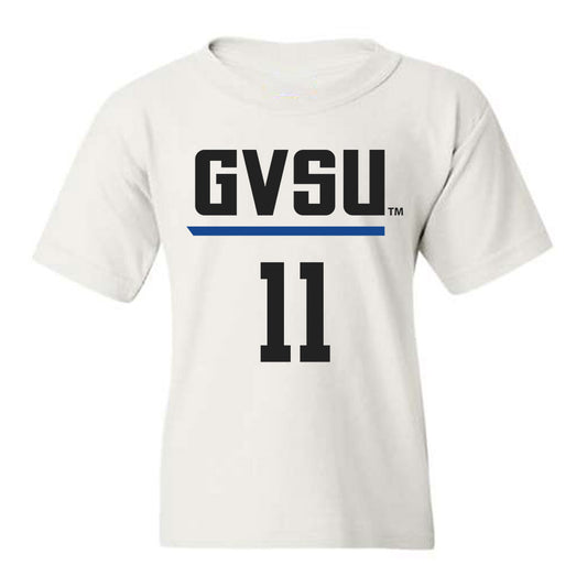 Grand Valley - NCAA Women's Basketball : Ellie Droste - Youth T-Shirt Replica Shersey