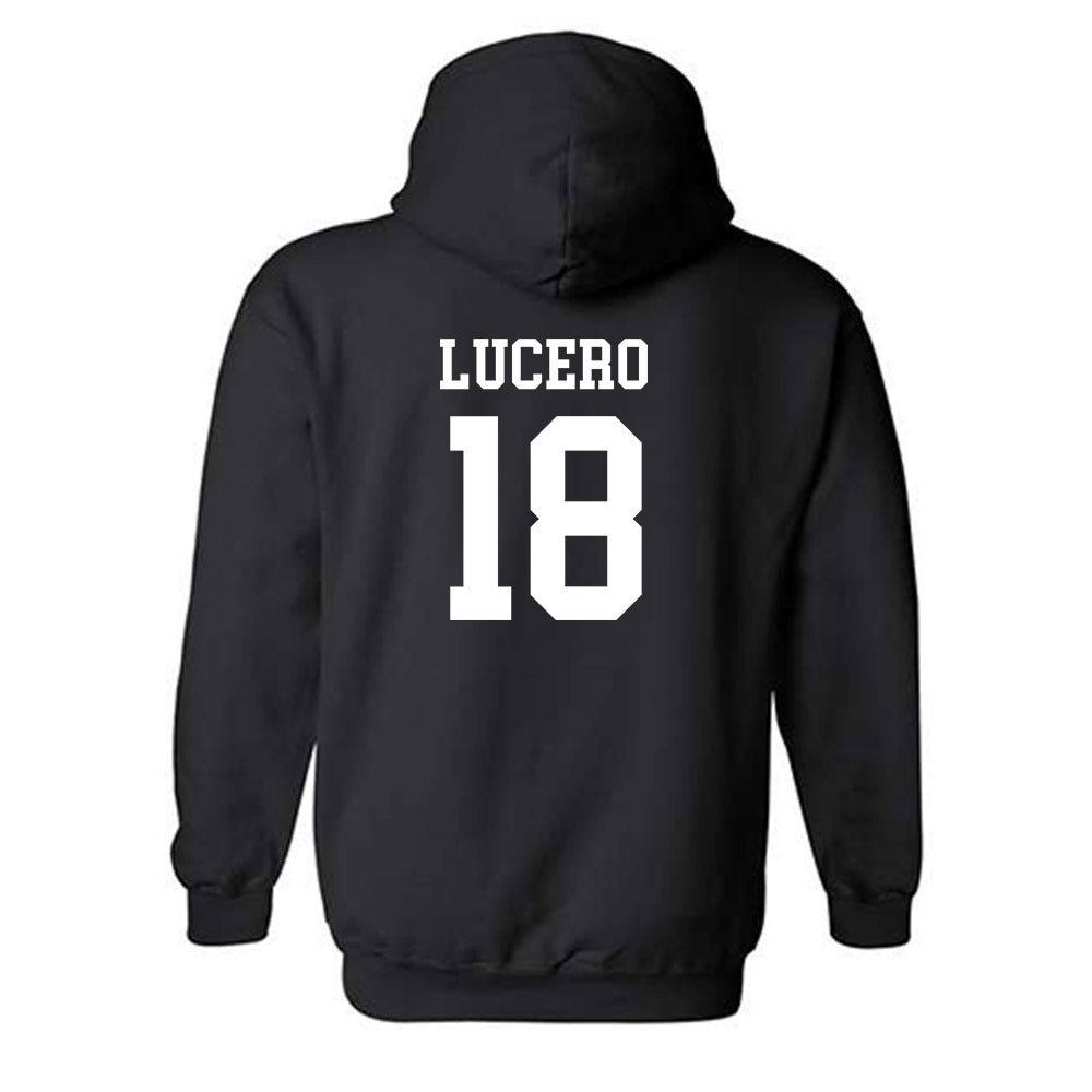Grand Valley - NCAA Football : Aidan Lucero - Black Classic Hooded Sweatshirt