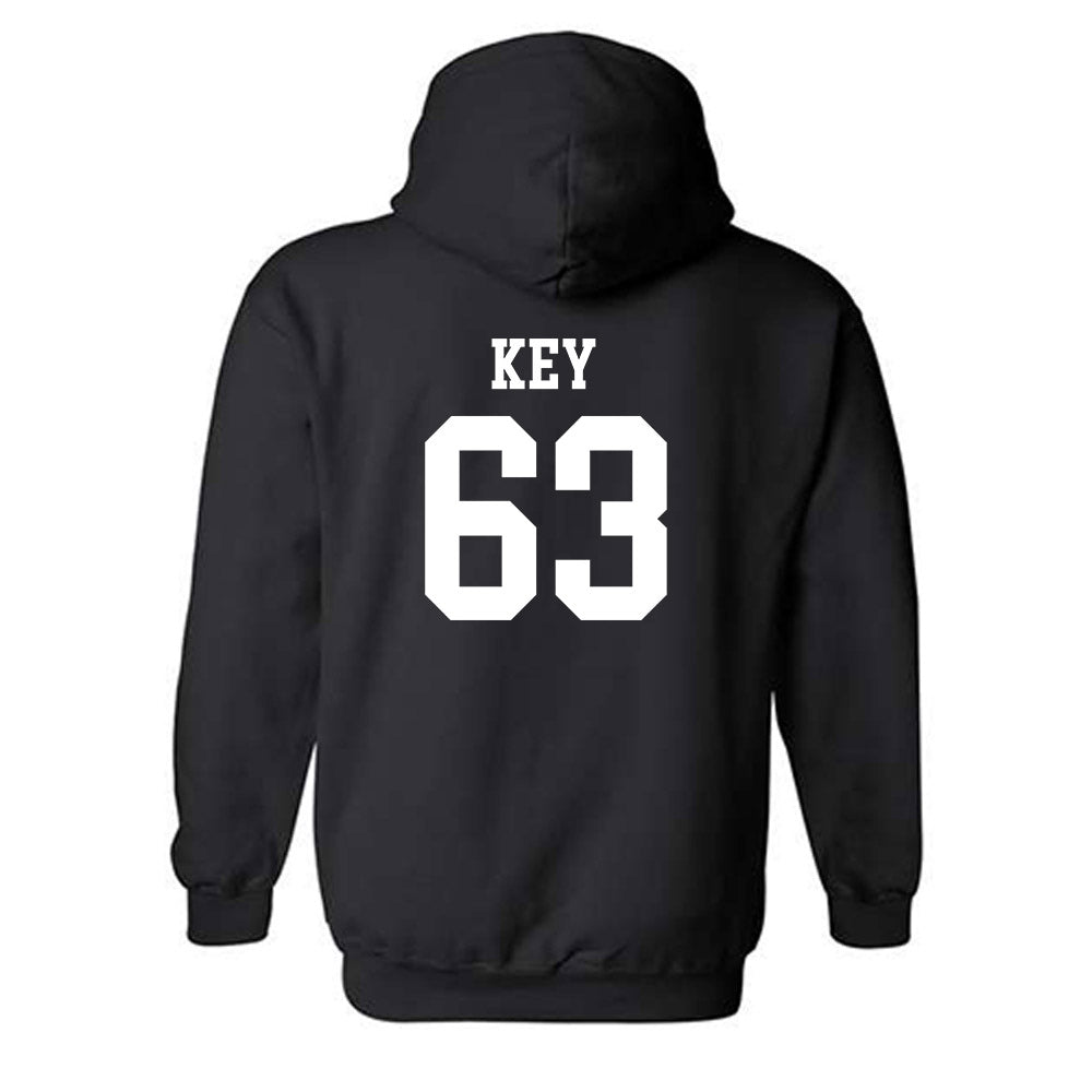 Grand Valley - NCAA Football : Breon Key - Black Classic Hooded Sweatshirt