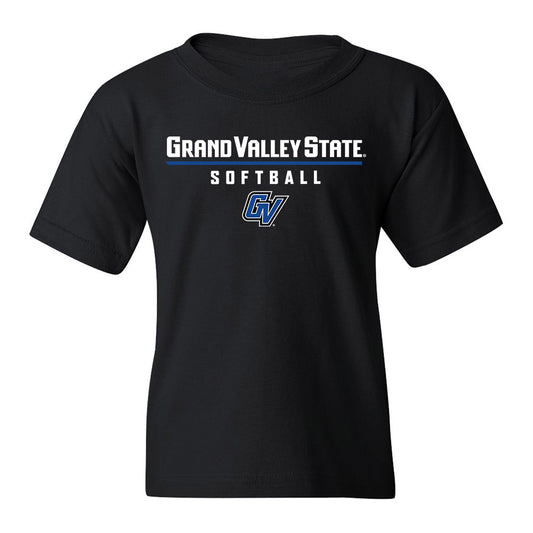 Grand Valley - NCAA Softball : Jasmine Mauk - Black Classic Youth T-Shirt