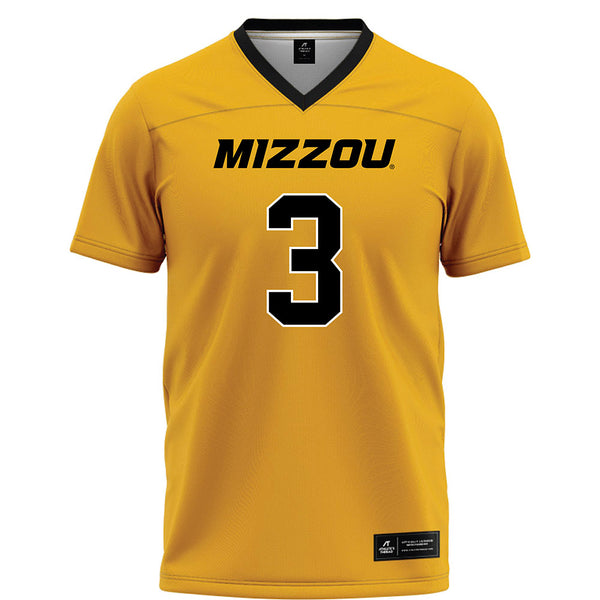 LASublimation Missouri - NCAA Football : Luther Burden III - Gold Jersey FullColor / Youth Small