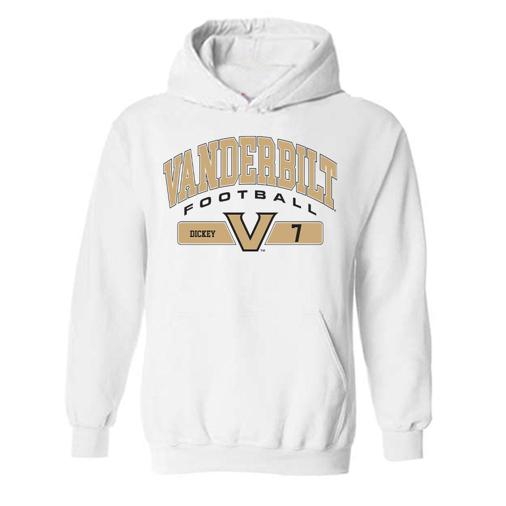 Vanderbilt - NCAA Football : Drew Dickey - Hooded Sweatshirt Classic Fashion Shersey