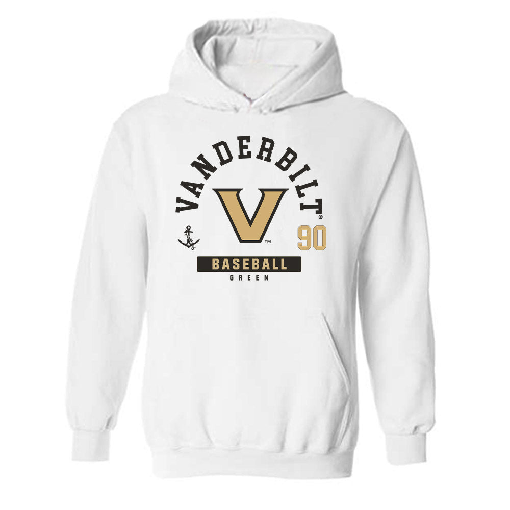 Vanderbilt - NCAA Baseball : Miller Green - Hooded Sweatshirt Classic Fashion Shersey
