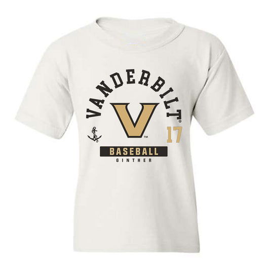 Vanderbilt - NCAA Baseball : Ryan Ginther - Youth T-Shirt Classic Fashion Shersey