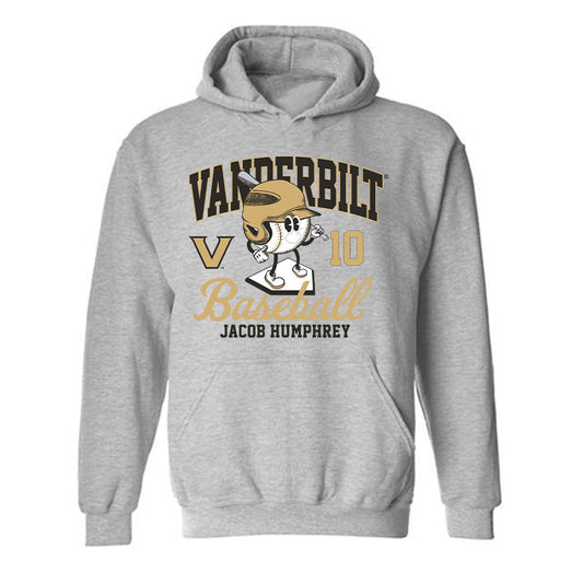Vanderbilt - NCAA Baseball : Jacob Humphrey - Hooded Sweatshirt Classic Fashion Shersey
