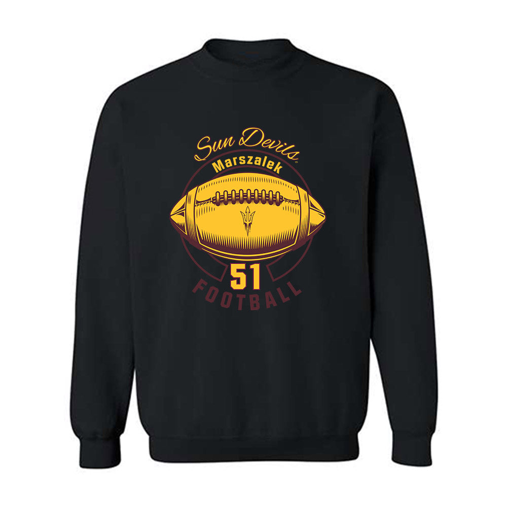 Arizona State - NCAA Football : Cole Marszalek - Crewneck Sweatshirt Classic Fashion Shersey