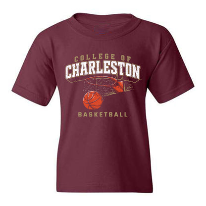 Charleston - NCAA Men's Basketball : Frankie Policelli - Sports Shersey Youth T-Shirt