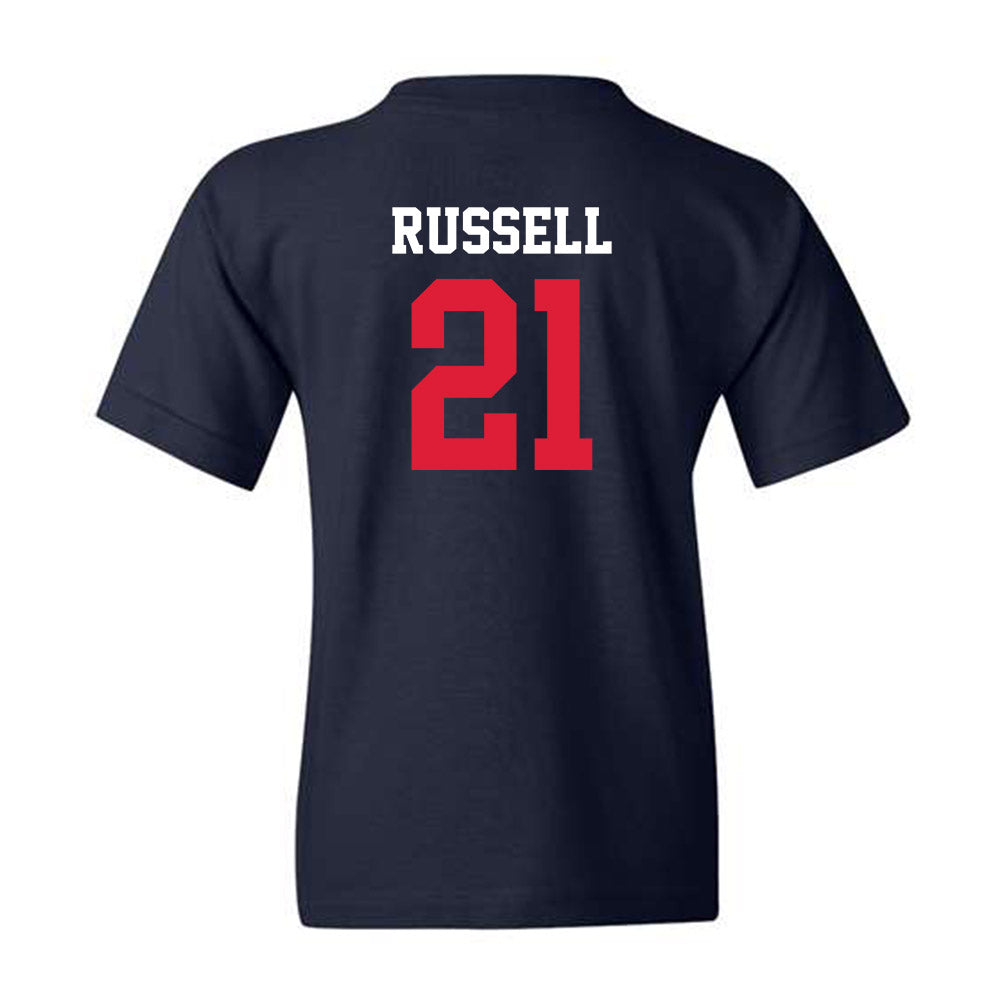Dayton - NCAA Football : Grant Russell - Navy Classic Shersey Youth T-Shirt