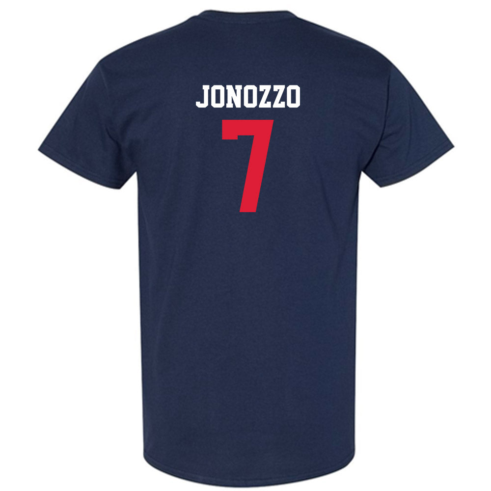 Dayton - NCAA Football : Jeremy Jonozzo - Navy Classic Shersey Short Sleeve T-Shirt