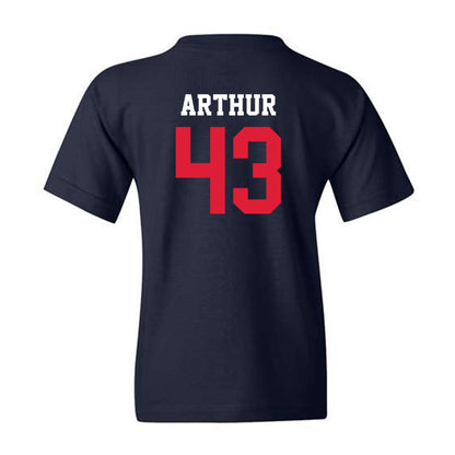Dayton - NCAA Football : Nathaniel Arthur - Navy Classic Shersey Youth T-Shirt