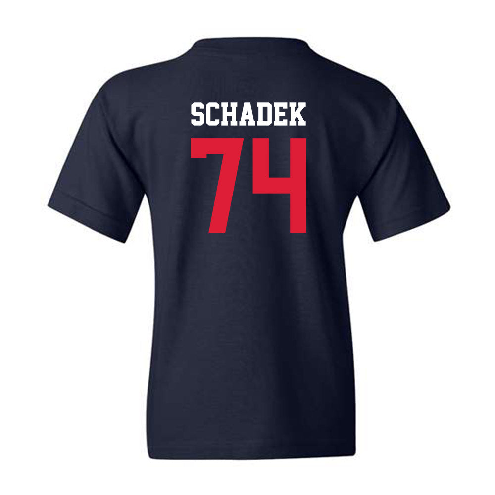 Dayton - NCAA Football : Sam Schadek - Navy Classic Shersey Youth T-Shirt
