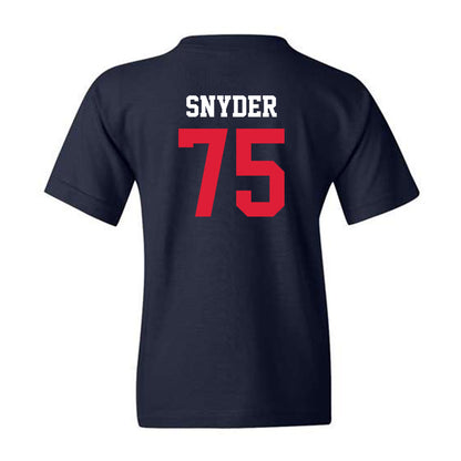 Dayton - NCAA Football : Hayden Snyder - Navy Classic Shersey Youth T-Shirt