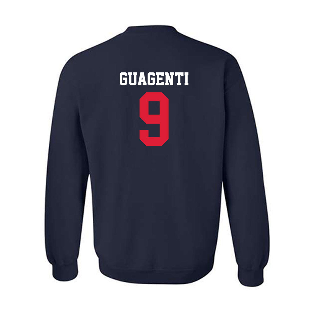 Dayton - NCAA Football : Joey Guagenti - Navy Classic Shersey Sweatshirt
