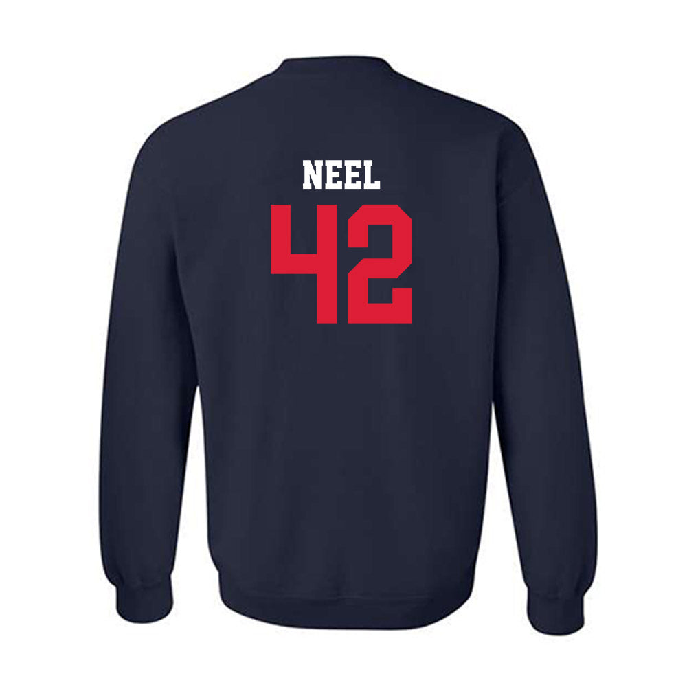 Dayton - NCAA Football : Michael Neel - Navy Classic Shersey Sweatshirt