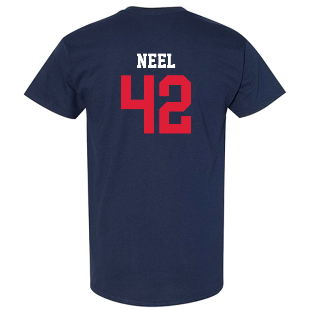 Dayton - NCAA Football : Michael Neel - Navy Classic Shersey Short Sleeve T-Shirt