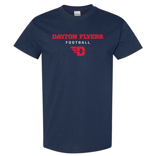 Dayton - NCAA Football : David Tkatch - Navy Classic Shersey Short Sleeve T-Shirt