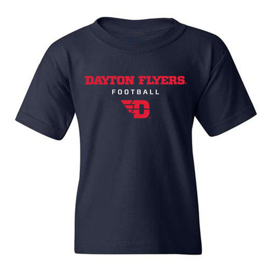 Dayton - NCAA Football : Conor Clyde - Navy Classic Shersey Youth T-Shirt
