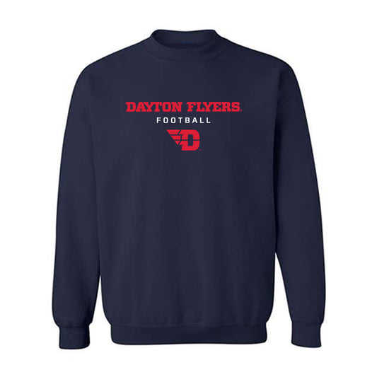 Dayton - NCAA Football : Hayden Snyder - Navy Classic Shersey Sweatshirt