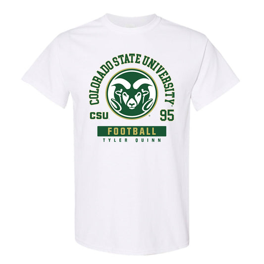 Colorado State - NCAA Football : Tyler Quinn - White Classic Fashion Shersey Short Sleeve T-Shirt