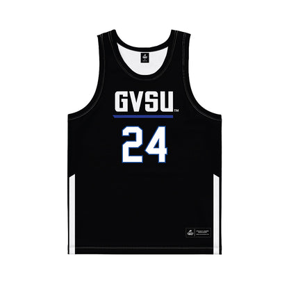 Grand Valley - NCAA Women's Basketball : Paige VanStee - Black Basketball Jersey