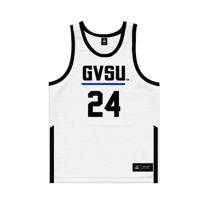 Grand Valley - NCAA Women's Basketball : Paige VanStee - White Basketball Jersey