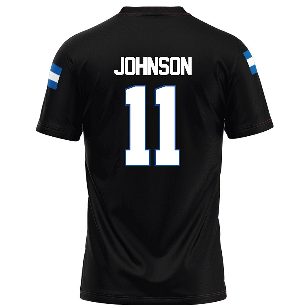 Grand Valley - NCAA Football : Jordan Johnson - Black Football Jersey