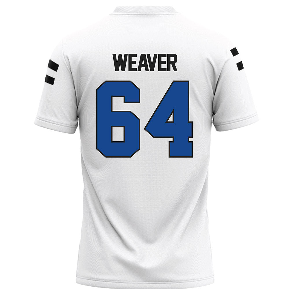 Grand Valley - NCAA Football : Brett Weaver - White Football Jersey