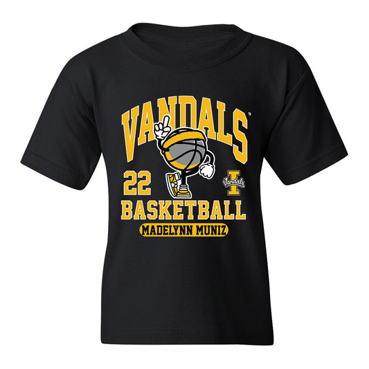 Idaho - NCAA Women's Basketball : Madelynn Muniz - Black Classic Youth T-Shirt