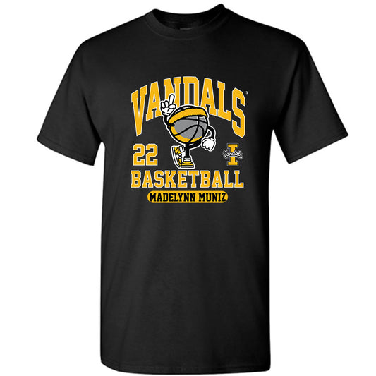 Idaho - NCAA Women's Basketball : Madelynn Muniz - Black Classic Short Sleeve T-Shirt