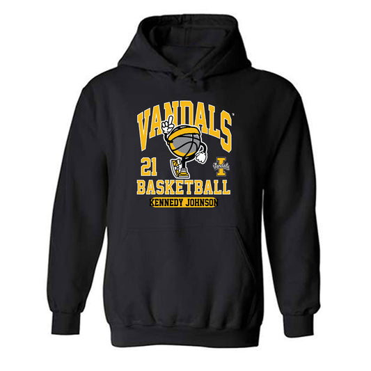 Idaho - NCAA Women's Basketball : Kennedy Johnson - Black Classic Hooded Sweatshirt
