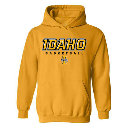 Idaho - NCAA Men's Basketball : EJ Neal -  Gold Classic Hooded Sweatshirt