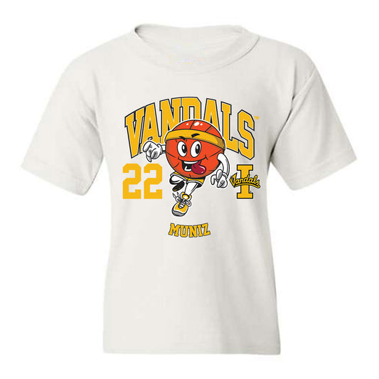 Idaho - NCAA Women's Basketball : Madelynn Muniz - White Fashion Youth T-Shirt