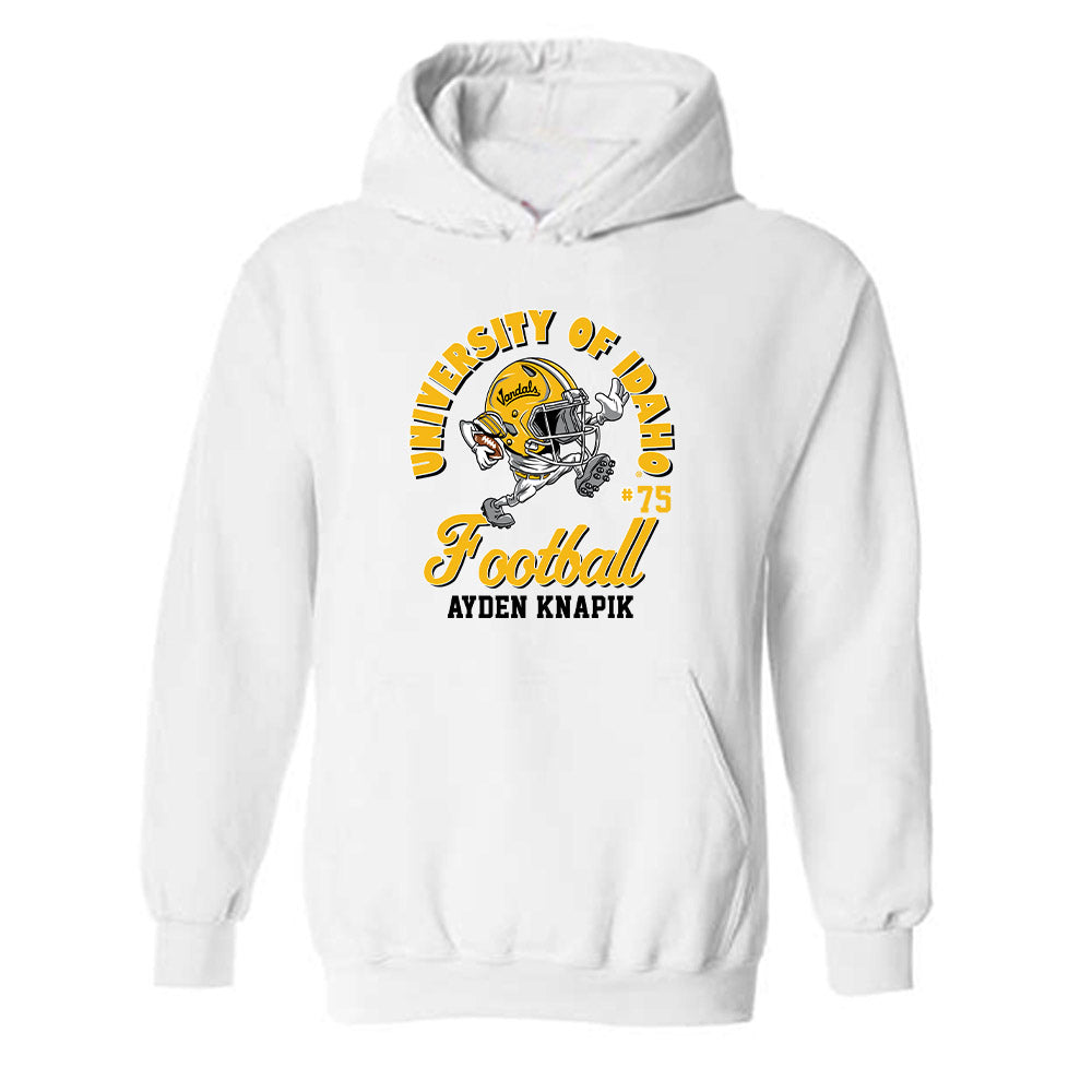 Idaho - NCAA Football : Ayden Knapik - Hooded Sweatshirt Fashion Shersey
