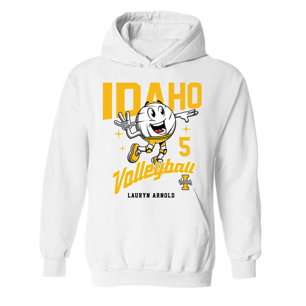 Idaho - NCAA Women's Volleyball : Lauryn Arnold - Hooded Sweatshirt Fashion Shersey