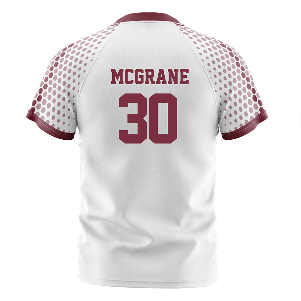 UMass - NCAA Men's Soccer : Lance McGrane - White Jersey