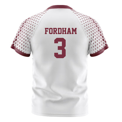 UMass - NCAA Men's Soccer : Matthew Fordham - White Jersey
