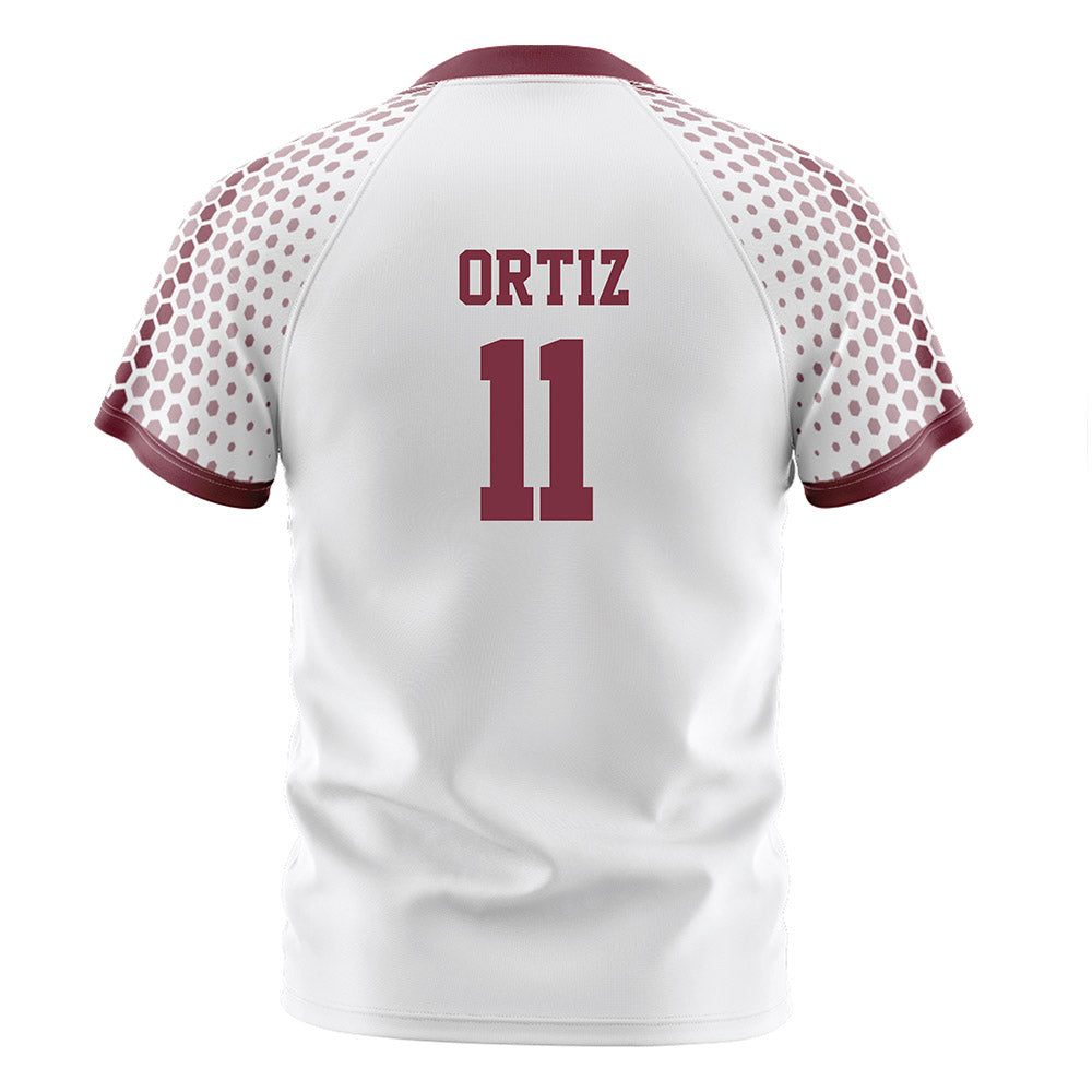 UMass - NCAA Men's Soccer : Andrew Ortiz - White Jersey