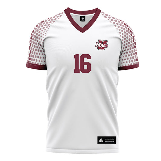 UMass - NCAA Men's Soccer : Shane Velez - White Jersey