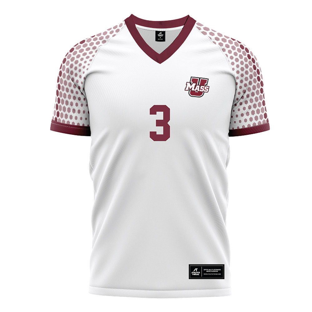 UMass - NCAA Men's Soccer : Matthew Fordham - White Jersey