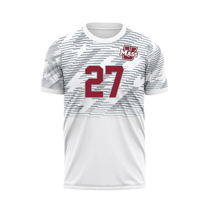 UMass - NCAA Women's Soccer : Carolina Benitez - White Jersey