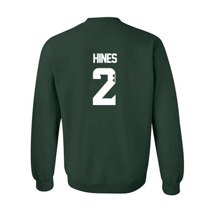 Hawaii - NCAA Football : Tylan Hines - Forest Green Classic Shersey Sweatshirt