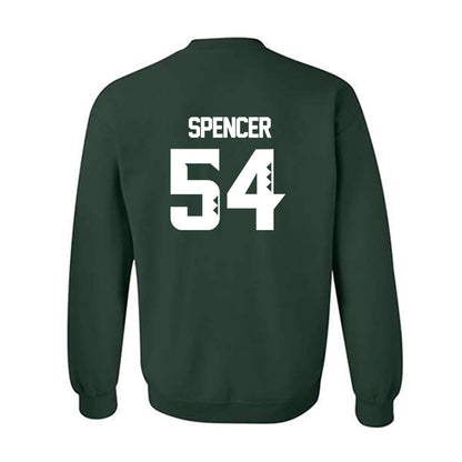 Hawaii - NCAA Football : Ethan Spencer - Forest Green Classic Shersey Sweatshirt