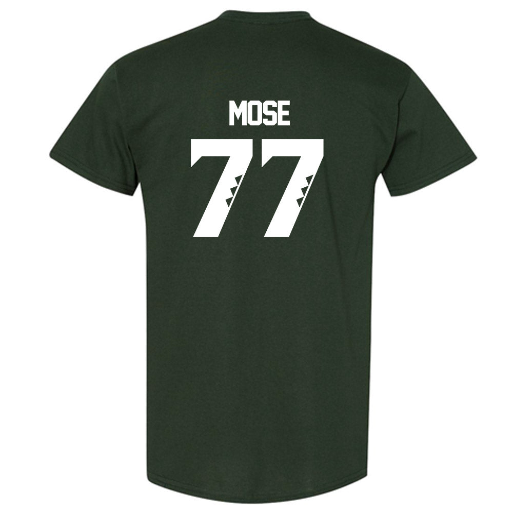 Hawaii - NCAA Football : Arasi Mose - Forest Green Classic Shersey Short Sleeve T-Shirt
