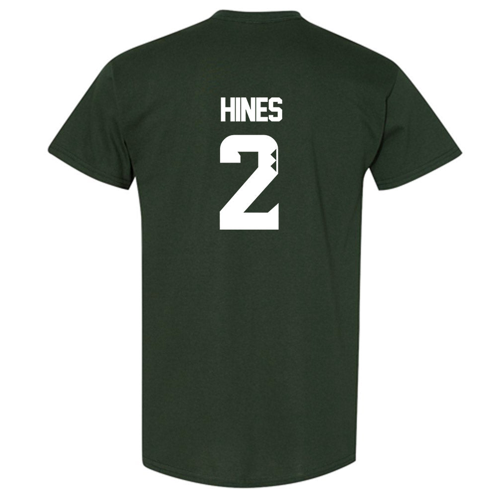 Hawaii - NCAA Football : Tylan Hines - Forest Green Classic Shersey Short Sleeve T-Shirt
