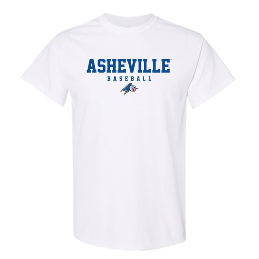 UNC Asheville - NCAA Baseball : Cameron Johnson - White Classic Short Sleeve T-Shirt