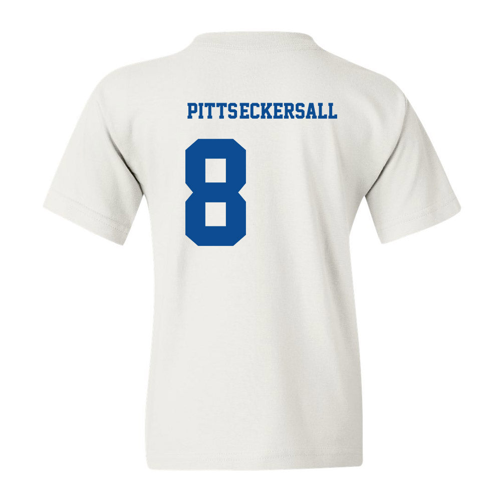 UNC Asheville - NCAA Men's Soccer : Sam Pitts-Eckersall - White Classic Youth T-Shirt